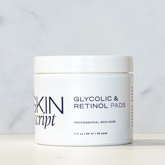 Glycolic and Retinol Pads | Skin Script